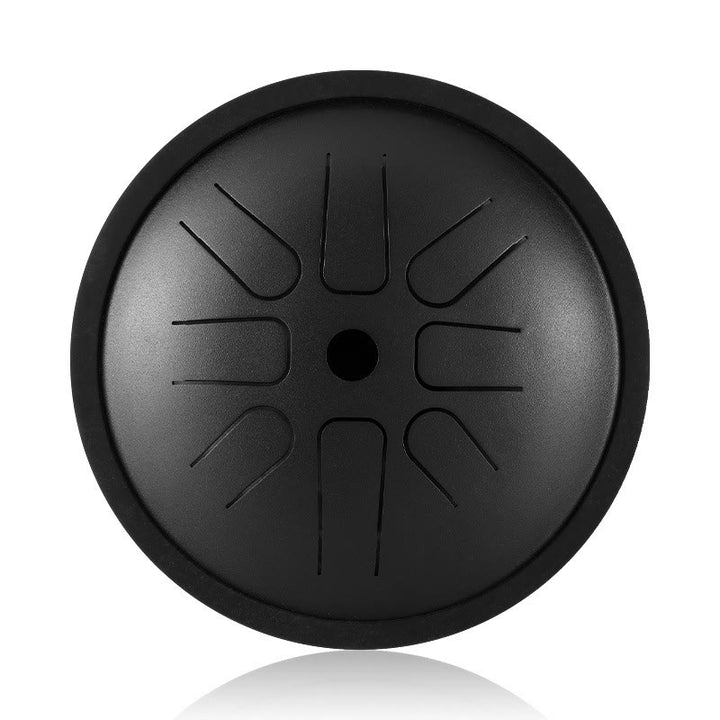 Buddha Stones Steel Tongue Drum Kit de percussion 8 notes 6 pouces pour la guérison sonore, le yoga et la méditation