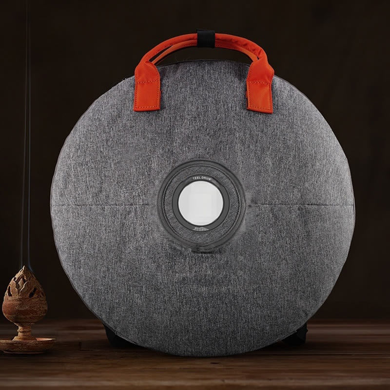 Buddha Stones Steel Tongue Drum Kit de batterie de méditation de pleine conscience de guérison sonore 15 notes Instrument de percussion 14 pouces - image 6