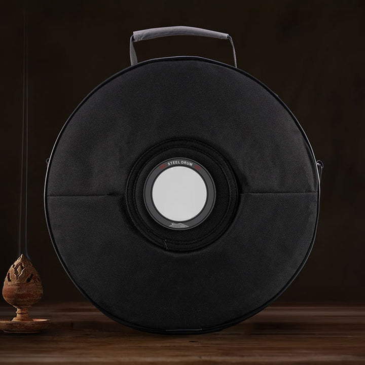 Buddha Stones Steel Tongue Drum Kit de percussion de méditation et de guérison sonore 13 notes 12 pouces