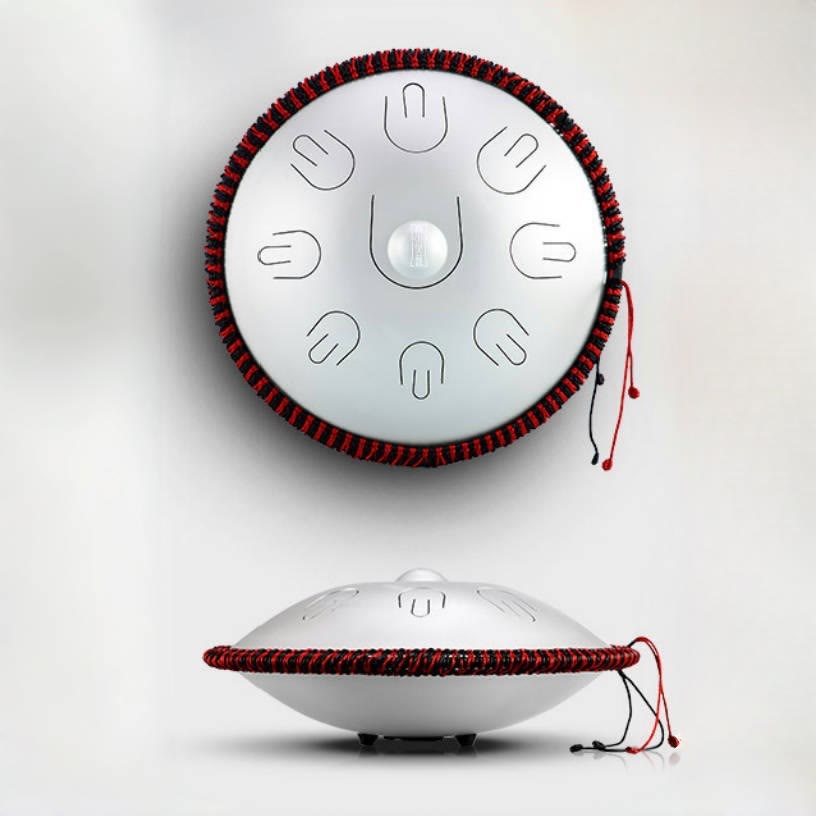 Buddha Stones Steel Tongue Drum Kit de méditation et de guérison sonore, instrument à 9 notes, 15 pouces - image 11