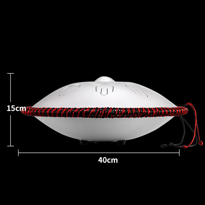 Buddha Stones Steel Tongue Drum Kit de méditation et de guérison sonore, instrument à 9 notes, 15 pouces - image 12