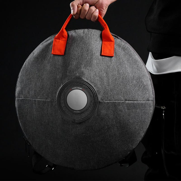 Buddha Stones Steel Tongue Drum Kit de méditation et de guérison sonore, instrument à 9 notes, 15 pouces