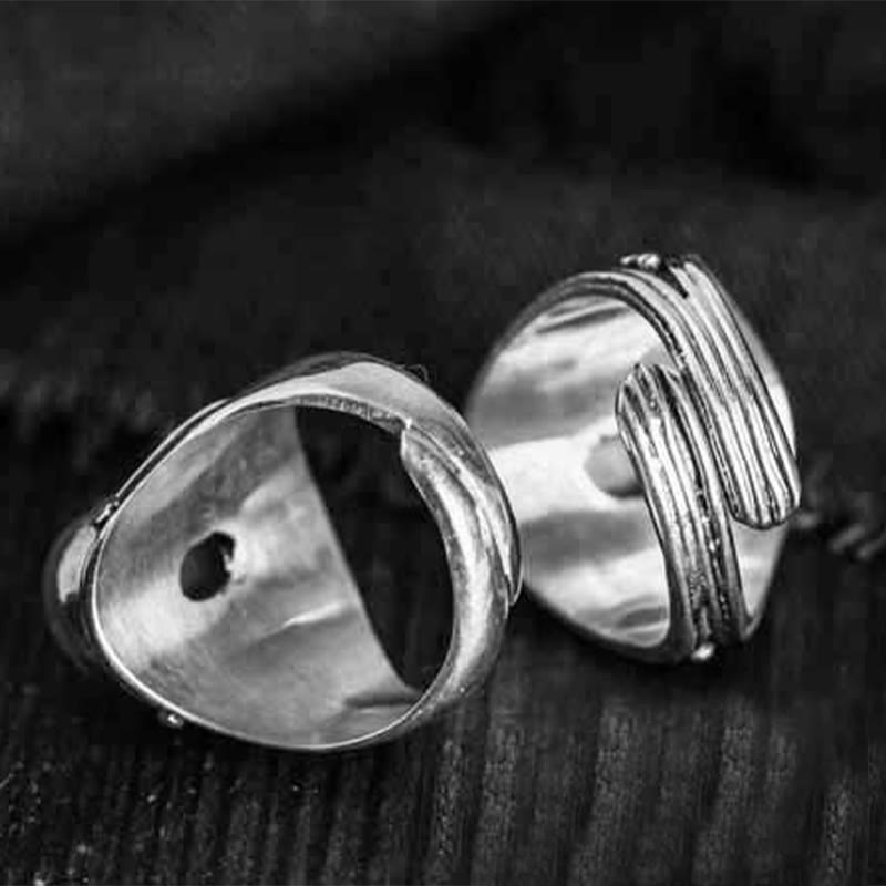Buddha Stones ajustable en argent sterling 925 avec pierres de lune naturelles faites à la main