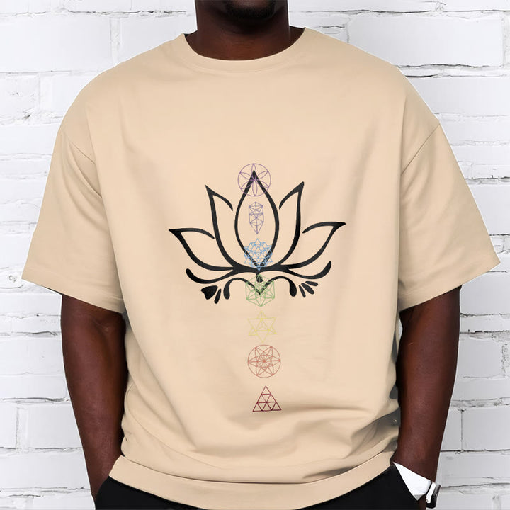 T-shirt Buddha Stones Lotus Géométrie Sacrée - image 9
