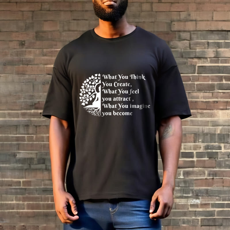 T-shirt Buddha Stones Demi-méditation Pierres de Bouddha - image 6