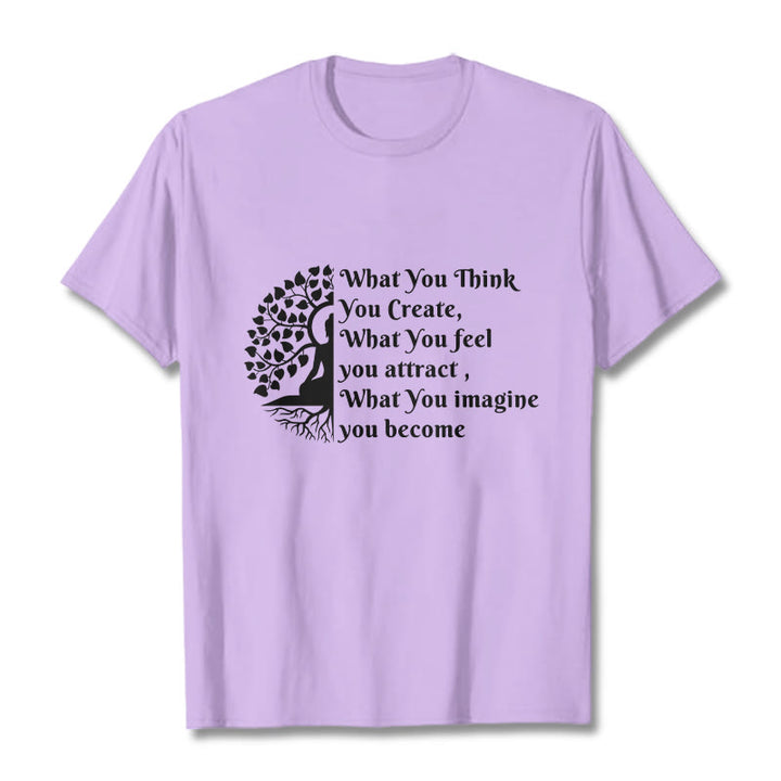 T-shirt Buddha Stones Demi-méditation Pierres de Bouddha - Prune - 2XL - image 16