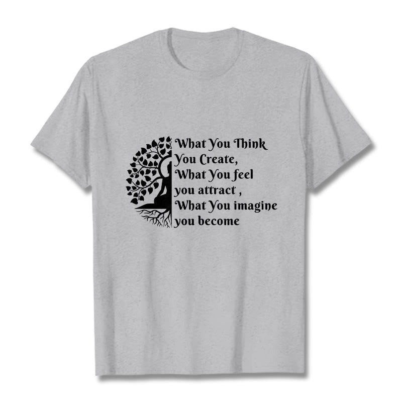 T-shirt Buddha Stones Demi-méditation Pierres de Bouddha - Gris clair - 2XL - image 19