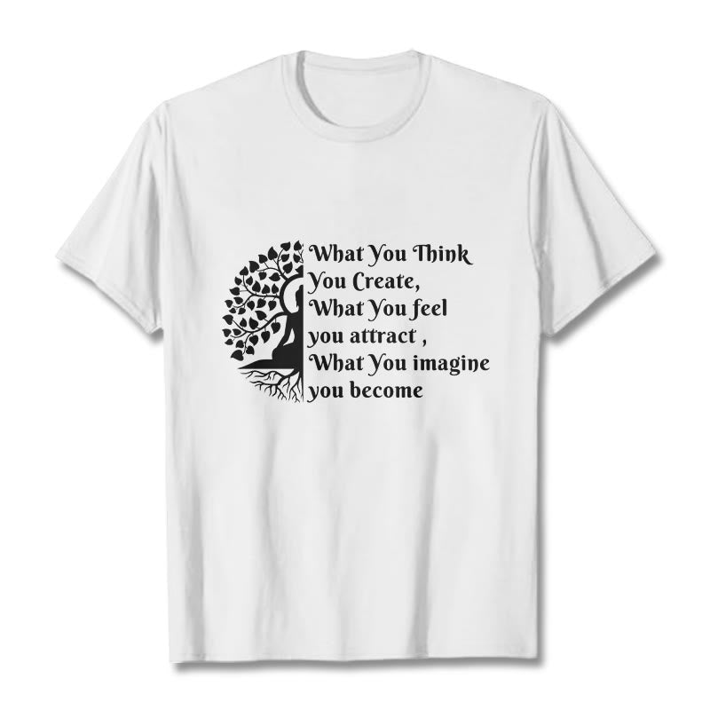 T-shirt Buddha Stones Demi-méditation Pierres de Bouddha - Blanc - 2XL - image 0