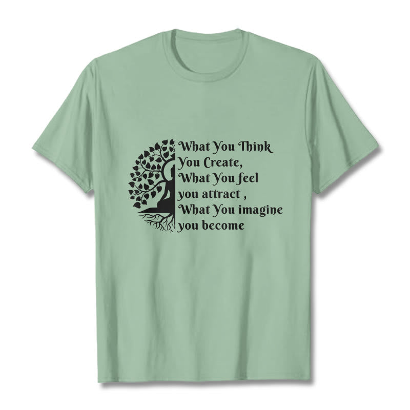 T-shirt Buddha Stones Demi-méditation Pierres de Bouddha - Vert pâle - 2XL - image 14
