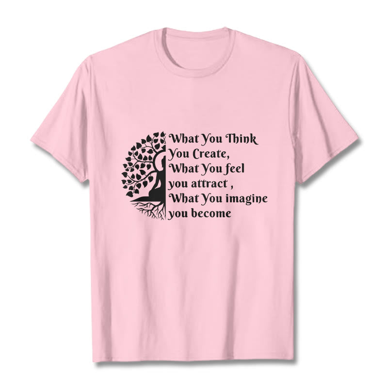 T-shirt Buddha Stones Demi-méditation Pierres de Bouddha - Rose clair - 2XL - image 13
