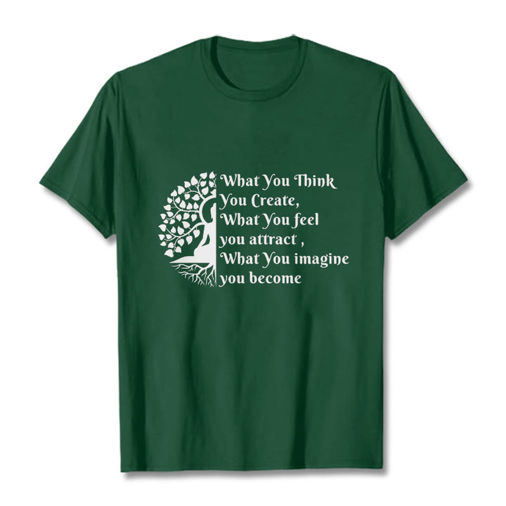 T-shirt Buddha Stones Demi-méditation Pierres de Bouddha - Vert forêt - 2XL - image 10