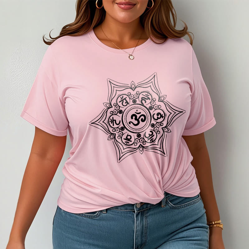 T-shirt Buddha Stones Mandala Om Mani Padme Hum - image 13