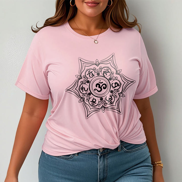 T-shirt Buddha Stones Mandala Om Mani Padme Hum - image 13