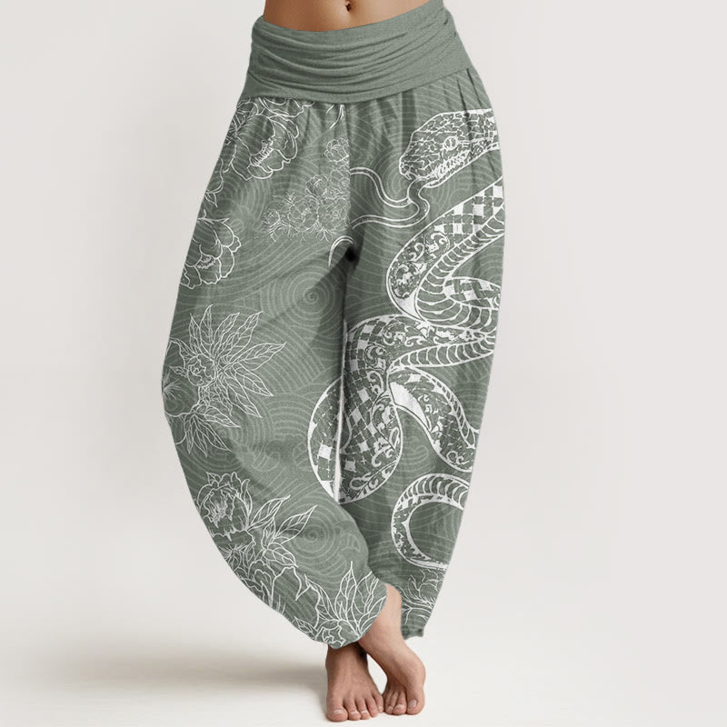 Pantalon Buddha Stones - Vert foncé - US22，UK/AU26，EU54 (6XL) - image 5