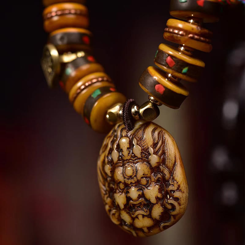 Bracelet de protection tibétain en Buddha Stones