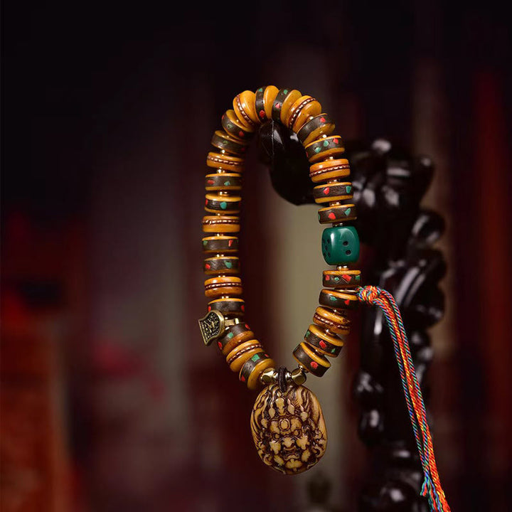 Bracelet de protection tibétain en Buddha Stones