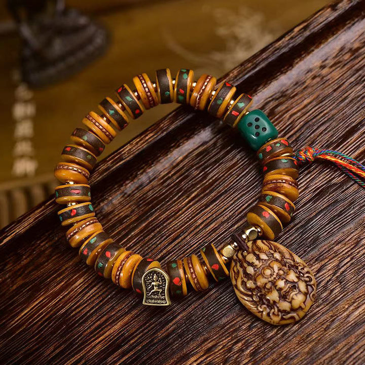 Bracelet de protection tibétain en Buddha Stones