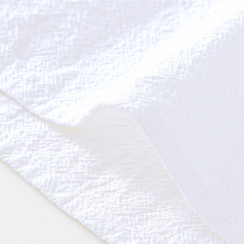 Chemise homme à manches courtes en coton et lin avec poches, style vintage uni et simple, motif Buddha Stones - image 20