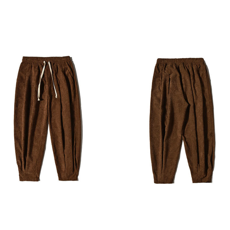 Pantalon décontracté en coton uni avec poches pour homme Buddha Stones - image 39