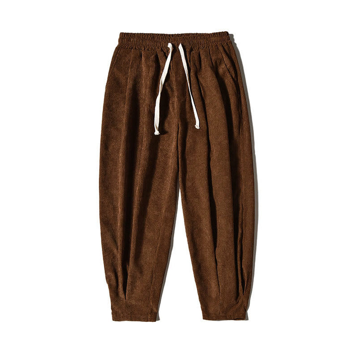 Pantalon décontracté en coton uni avec poches pour homme Buddha Stones - image 38