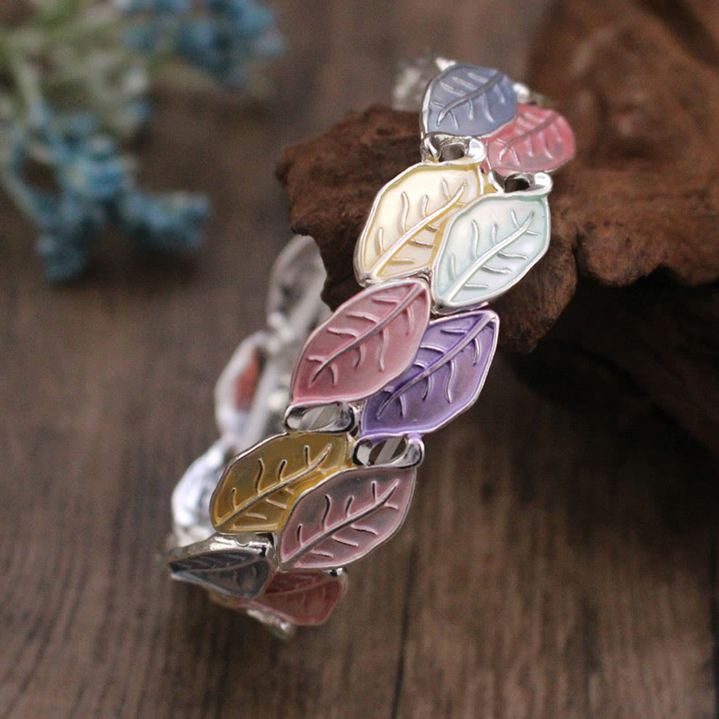 Bracelet élastique porte-bonheur en alliage avec Buddha Stones colorées