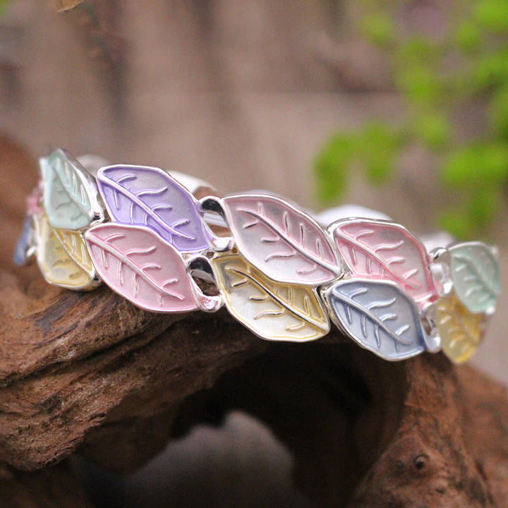 Bracelet élastique porte-bonheur en alliage avec Buddha Stones colorées