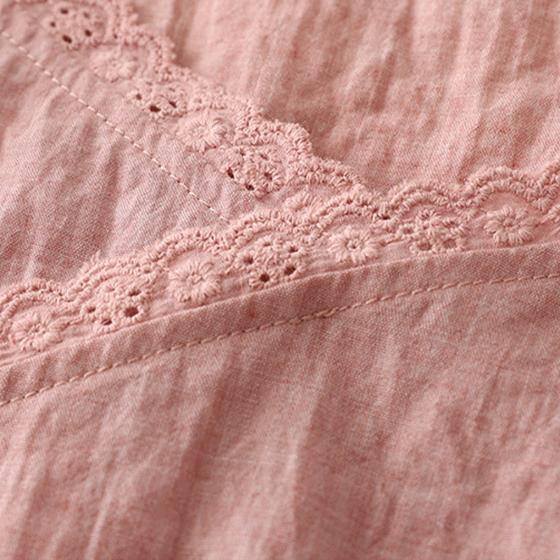 Débardeur vintage sans manches à lacets latéraux et col en V pour femme avec Buddha Stones - image 2