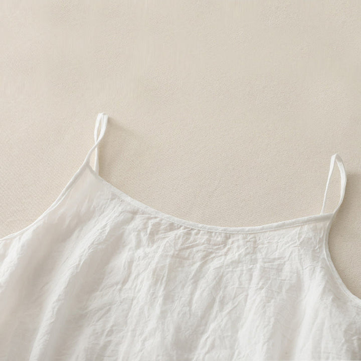 Débardeur vintage sans manches à lacets latéraux et col en V pour femme avec Buddha Stones - image 6