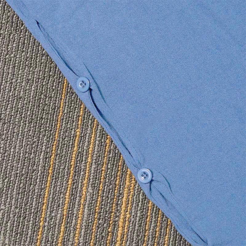 Pantalon décontracté en coton et lin pour femme, couleur pure, Buddha Stones boutons creux et poches - image 42