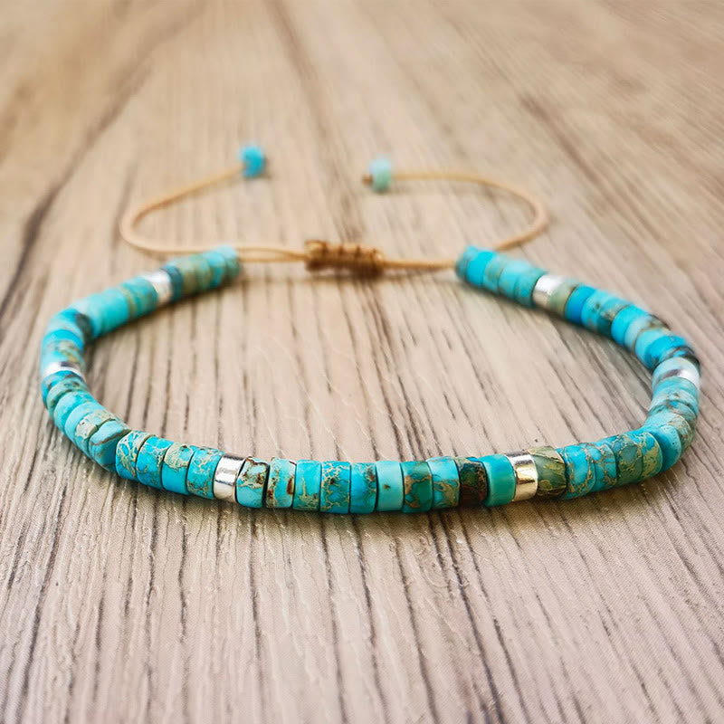 Bracelet de perles d'espacement Buddha Stones Emperor Stone Happiness