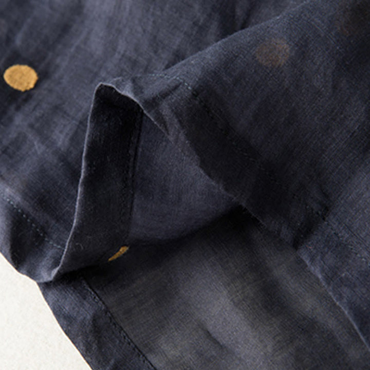 Jupe plissée pour femme à motif artistique vintage à pois Buddha Stones - image 21