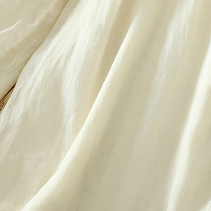 Pantalon large décontracté en polyester avec poches et ruban élastique pour femme, style Buddha Stones - image 2