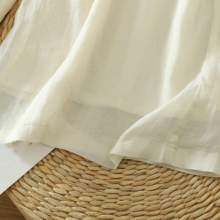 Pantalon large décontracté en polyester avec poches et ruban élastique pour femme, style Buddha Stones - image 8