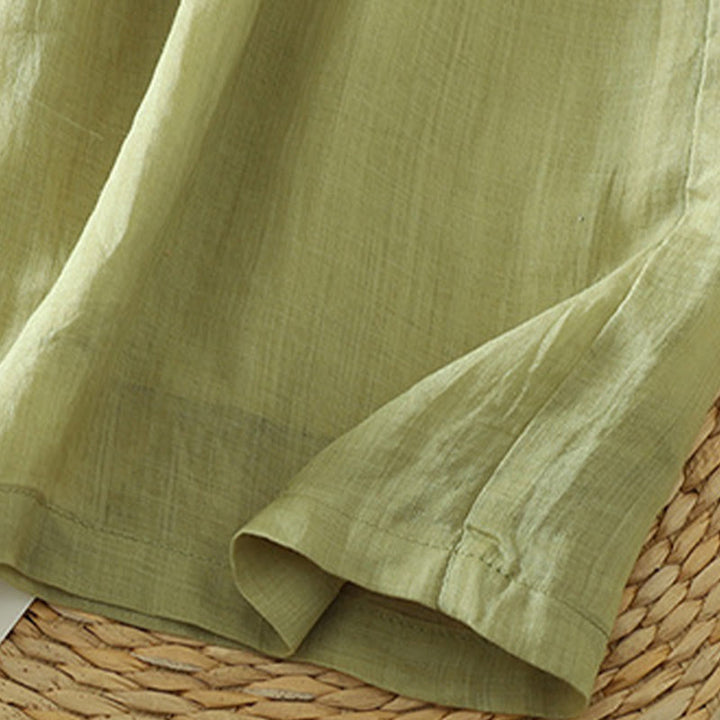 Pantalon large décontracté en polyester avec poches et ruban élastique pour femme, style Buddha Stones - image 13