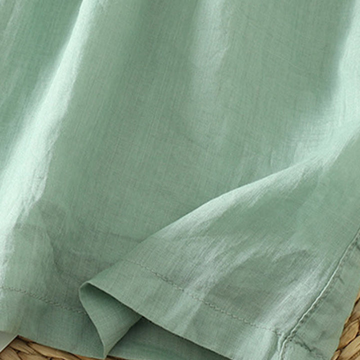 Pantalon large décontracté en polyester avec poches et ruban élastique pour femme, style Buddha Stones - image 17