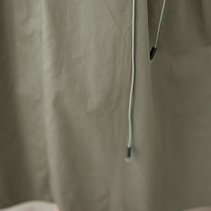 Jupe plissée en coton pour femme, décontractée et d'été, motif Buddha Stones , couleur pure - image 10