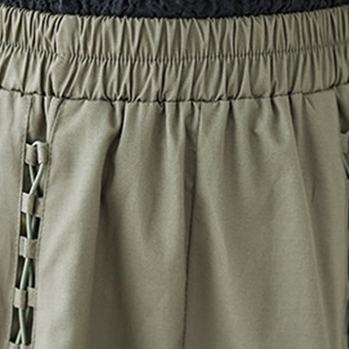 Jupe plissée en coton pour femme, décontractée et d'été, motif Buddha Stones , couleur pure - image 8