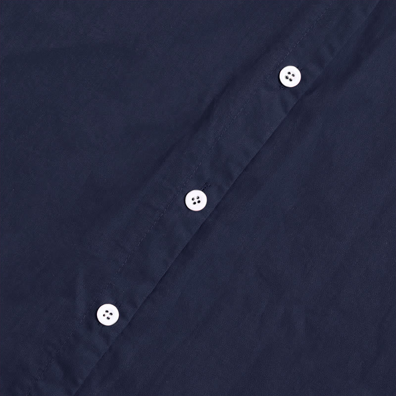 Chemise d'été décontractée en coton et lin pour femme, col cranté, manches courtes, motif Buddha Stones - image 3