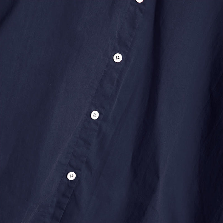 Chemise d'été décontractée en coton et lin pour femme, col cranté, manches courtes, motif Buddha Stones - image 4