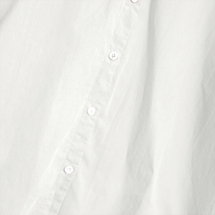 Chemise d'été décontractée en coton et lin pour femme, col cranté, manches courtes, motif Buddha Stones - image 34