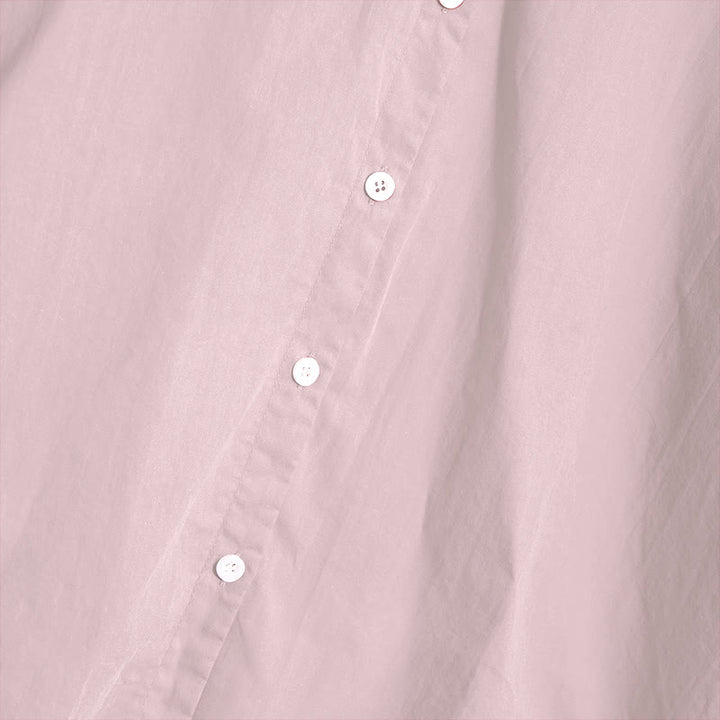 Chemise d'été décontractée en coton et lin pour femme, col cranté, manches courtes, motif Buddha Stones - image 40