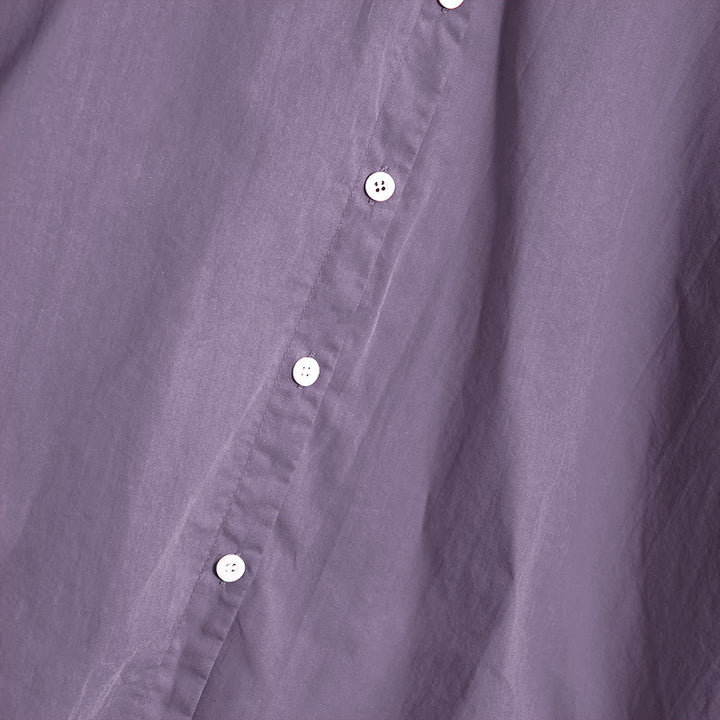 Chemise d'été décontractée en coton et lin pour femme, col cranté, manches courtes, motif Buddha Stones - image 46