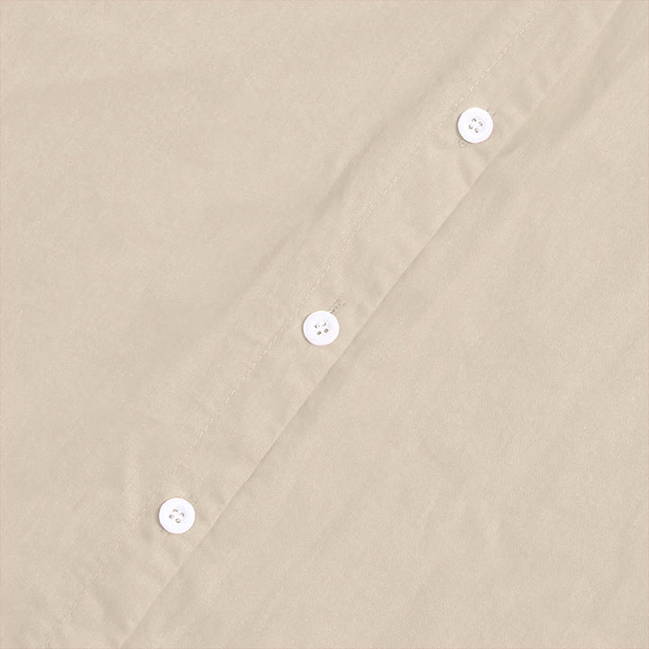 Chemise d'été décontractée en coton et lin pour femme, col cranté, manches courtes, motif Buddha Stones - image 51