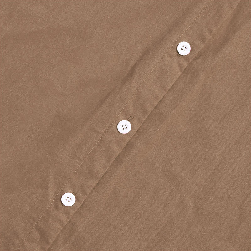 Chemise d'été décontractée en coton et lin pour femme, col cranté, manches courtes, motif Buddha Stones - image 57