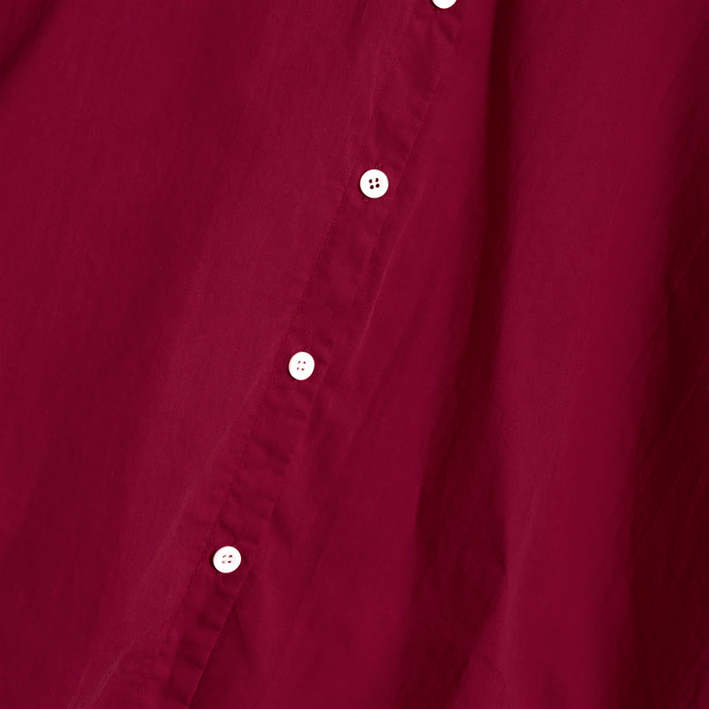 Chemise d'été décontractée en coton et lin pour femme, col cranté, manches courtes, motif Buddha Stones - image 70