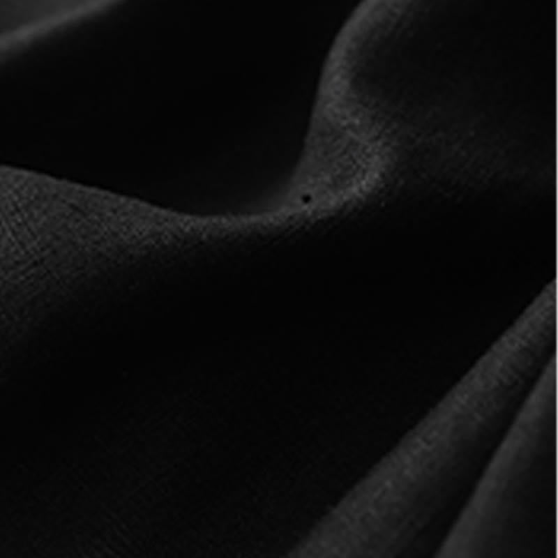 Short d'été décontracté en coton et lin avec poches pour femme Motif Buddha Stones - image 25