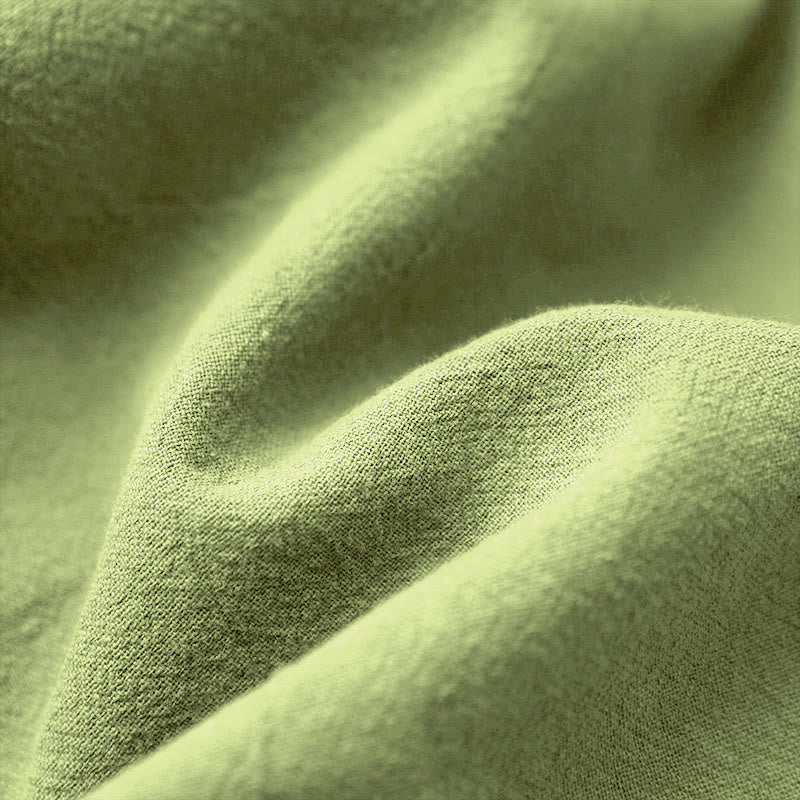 T-shirt décontracté à manches courtes et col rond pour femme, en coton, avec boutons en jacquard et Buddha Stones , couleur unie, été - image 24