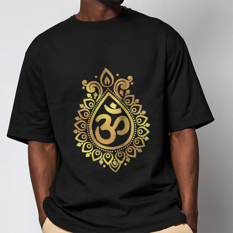 T-shirt Buddha Stones Goutte d'eau Motif OM - image 1