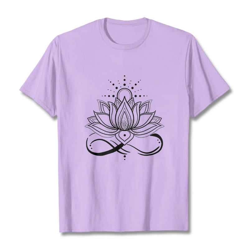 T-shirt avec motif Buddha Stones, fleur de lotus et soleil - Prune - 2XL - image 16