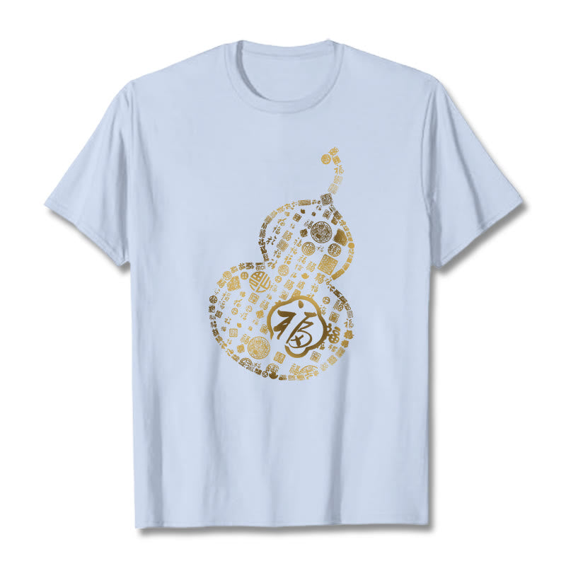 T-shirt avec le personnage de Buddha Stones Gourd Fu - Cyan clair - 2XL - image 18